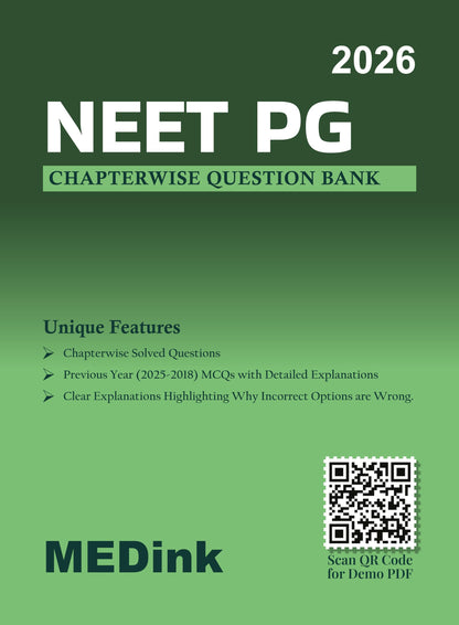 NEET PG Chapterwise Previous Year Question (PYQ) Bank for 2026 Exam