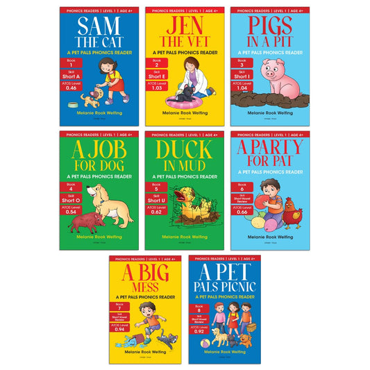 Phonics Reader Level 1 (Pack of 8)