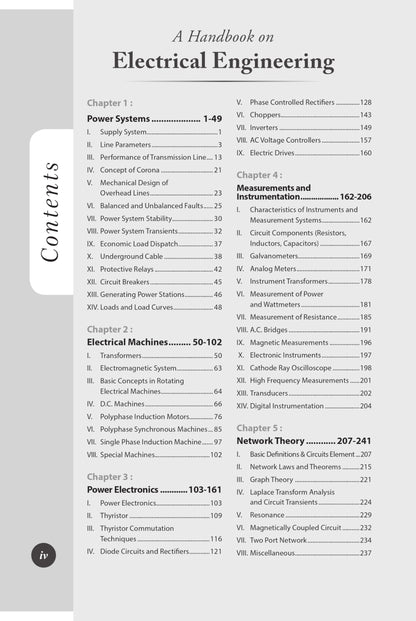 Electrical Engineering Handbook - Quick Revision Formula Book | GATE ESE