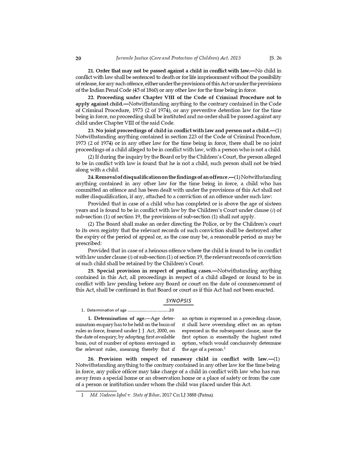 Lawmann's Juvenile Justice (Care and Protection of Children) Act, 2015 with JJ Model Rules | Bare Act with Comments