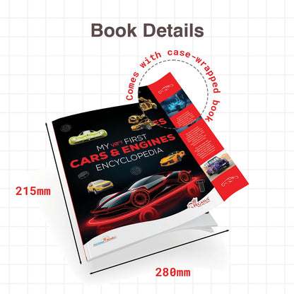 My Very First Cars and Engines Encyclopedia for Kids Age 8+ – Fun STEM Book to Learn About Vehicles, How Engines Work & More | Builds Knowledge & Encourages Screen-Free Learning
