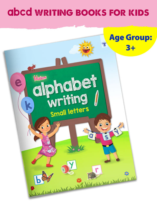Blossom English Alphabet Writing Book for Kids | ABCD Small Letter Practice and Activities for Nursery Children | 104 Practise Boxes for each Letter [Paperback] Content Team at Target Publications