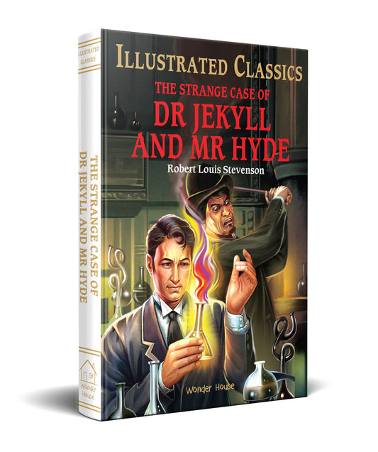 The Strange Case of Dr Jekyll and Mr Hyde : llustrated Abridged Children Classic English Novel with book cover