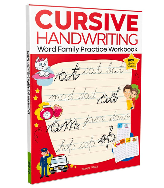 Cursive Handwriting - Word Family: Practice Workbook For Children book cover