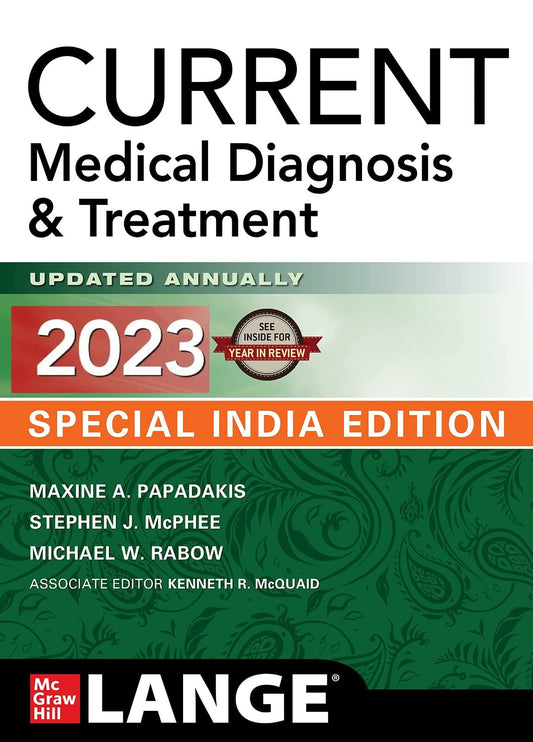CMDT - Current Medical Diagnosis & Treatment - 2023, Special India Edition 