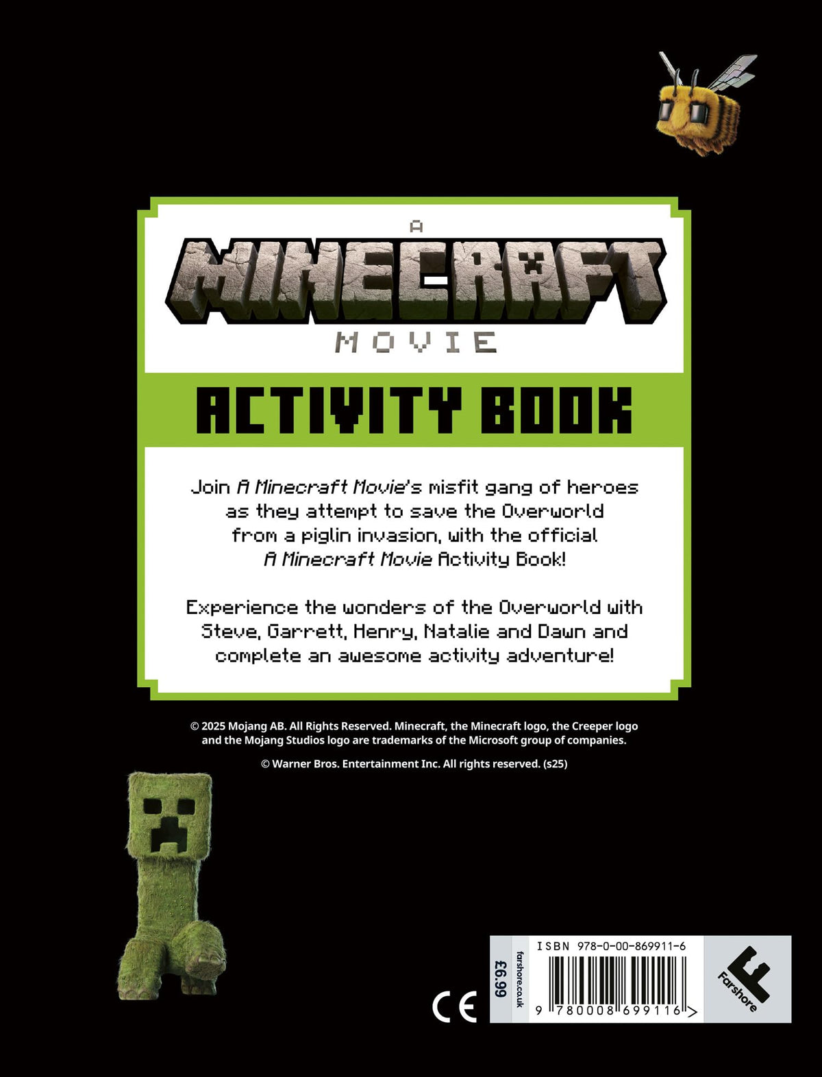 A Minecraft Movie: Activity Book: Go on an adventure through the worlds of A Minecraft Movie with this official activity book – packed with puzzles and things to do!