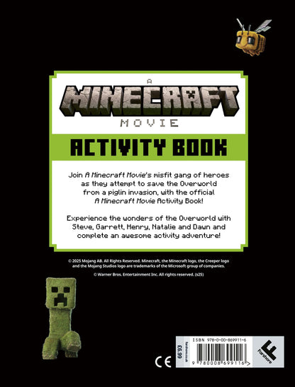 A Minecraft Movie: Activity Book: Go on an adventure through the worlds of A Minecraft Movie with this official activity book – packed with puzzles and things to do!