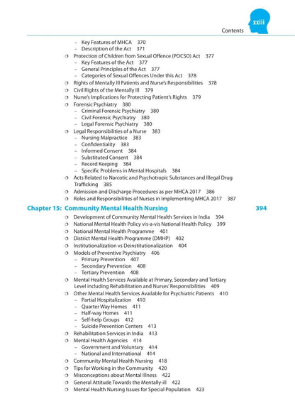 A Guide to Mental Health & Psychiatric Nursing, 6/E for BSc Nursing 5th & 6th Semester Students | ICD-11 Classification, Chapter-End MCQs, OSPE/OSCE Appendix & Latest Drug Guide: Semester V & VI: 1