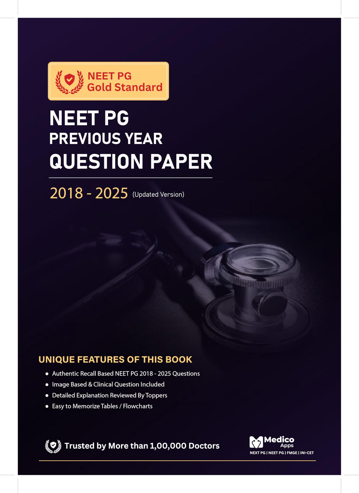NEET PG NBE Solved Question Papers & PYQs with Expert Explanations, Solutions Printed Book