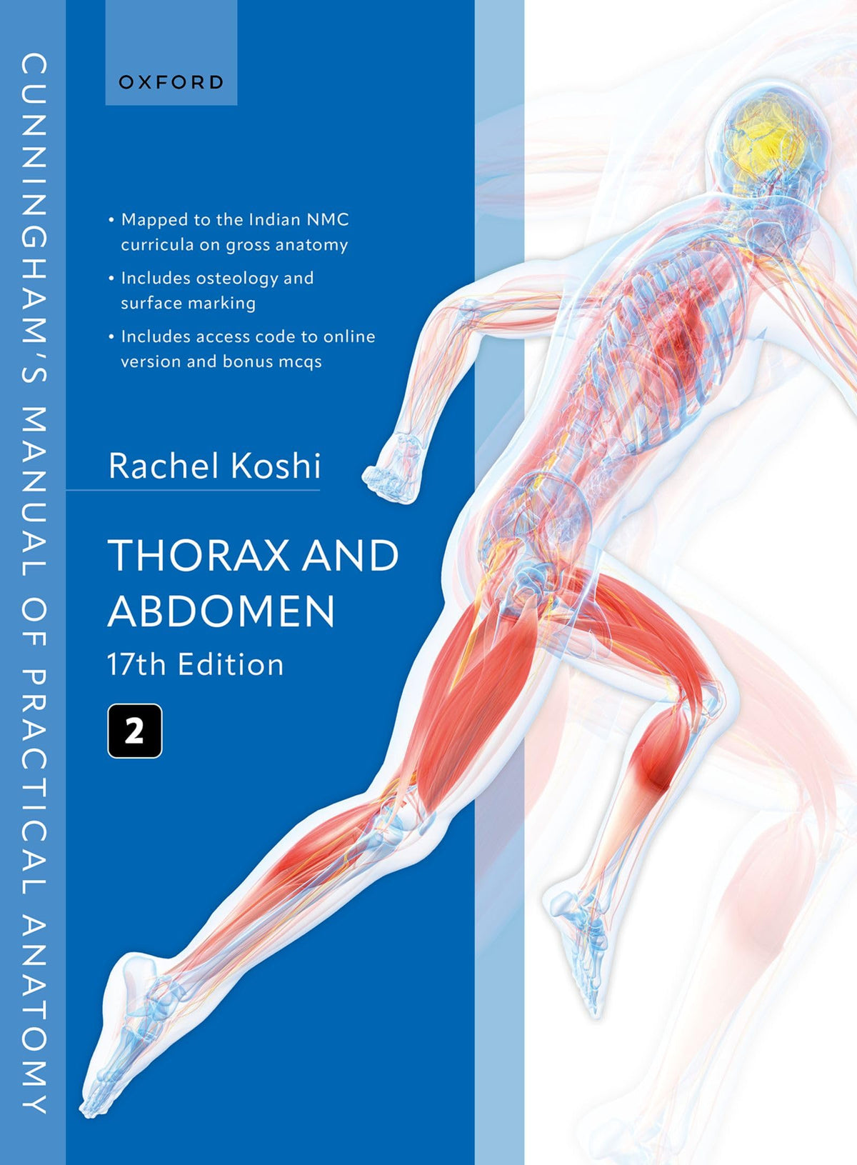 CUNNINGHAM'S MANUAL OF PRACTICAL ANATOMY VOL 2 17E: Thorax and Abdomen