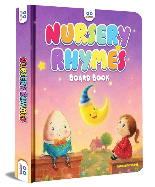 Nursery Rhymes Book - Board Book for Kids | Premium Quality Classic Rhymes Book for Kids | Early Learning Activity Book | Ages: 2 - 6 Years | Two Brothers Publications