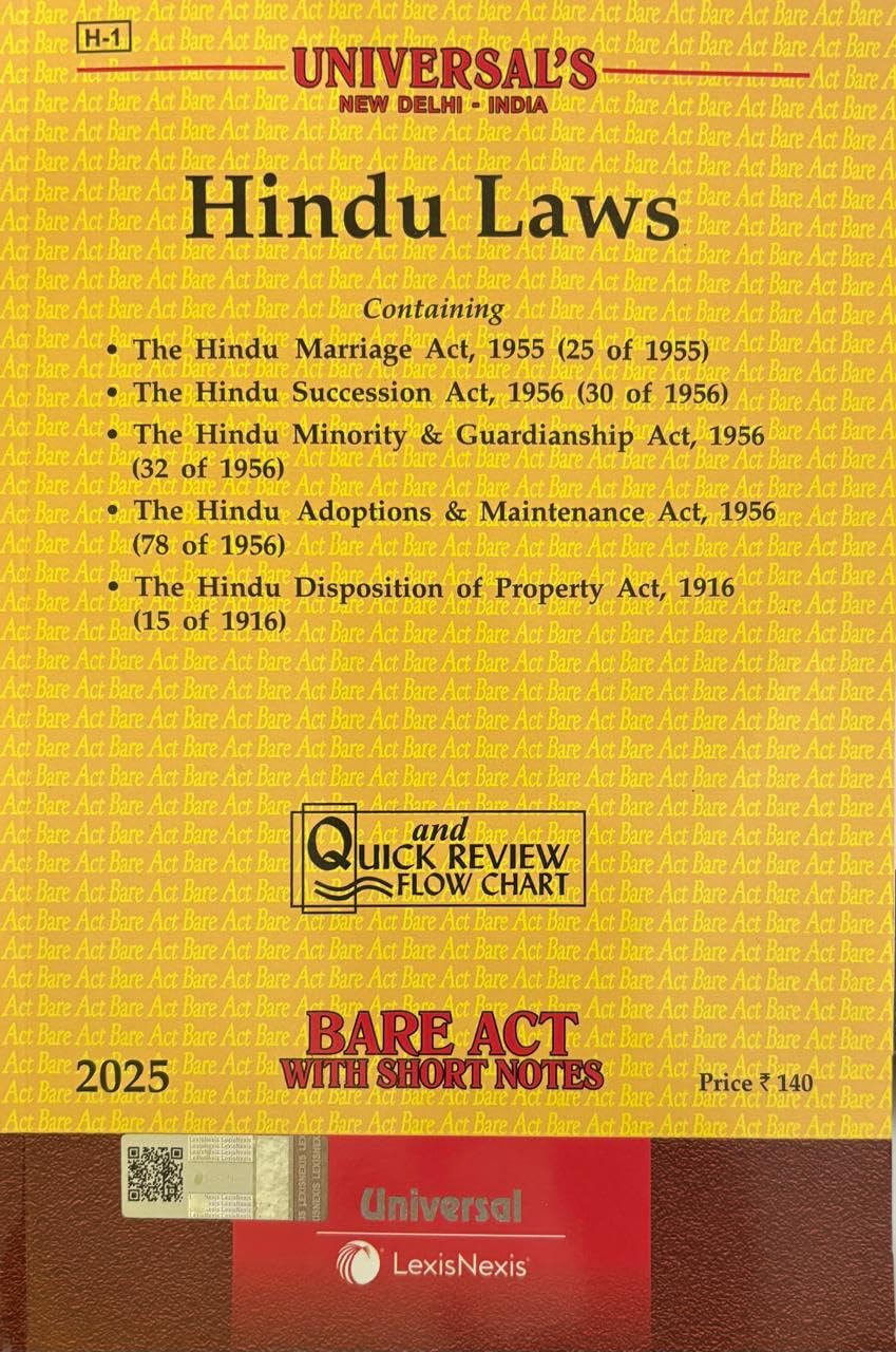 Universal’s Hindu laws Bare act ,2025