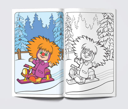 Masha And The Bear - Friends Forever: Giant Coloring Book For Kids