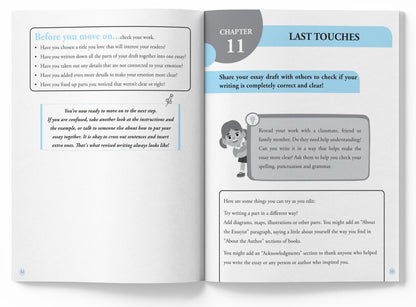 Learn to Write Excellent Essays Step-by-Step Writing Guide for Children | Ages 8–12 | Boost Creative Thinking, Structure & Vocabulary for Confident Essay Writing