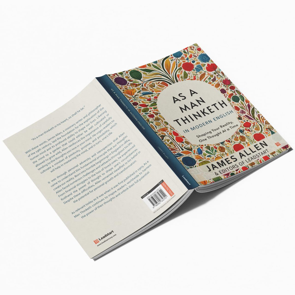 As A Man Thinketh in Modern English by James Allen [Premium Paperback] | Easy to Read Vs Original | Self Improvement Books | Human Psychology Book Under 100 Pages | Manifest and Think Better Thoughts