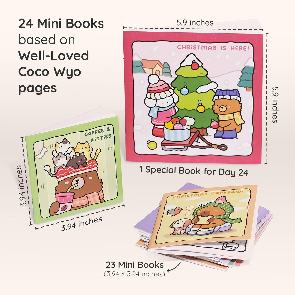 Cozy Countdown: An Advent Coloring Book Bundle