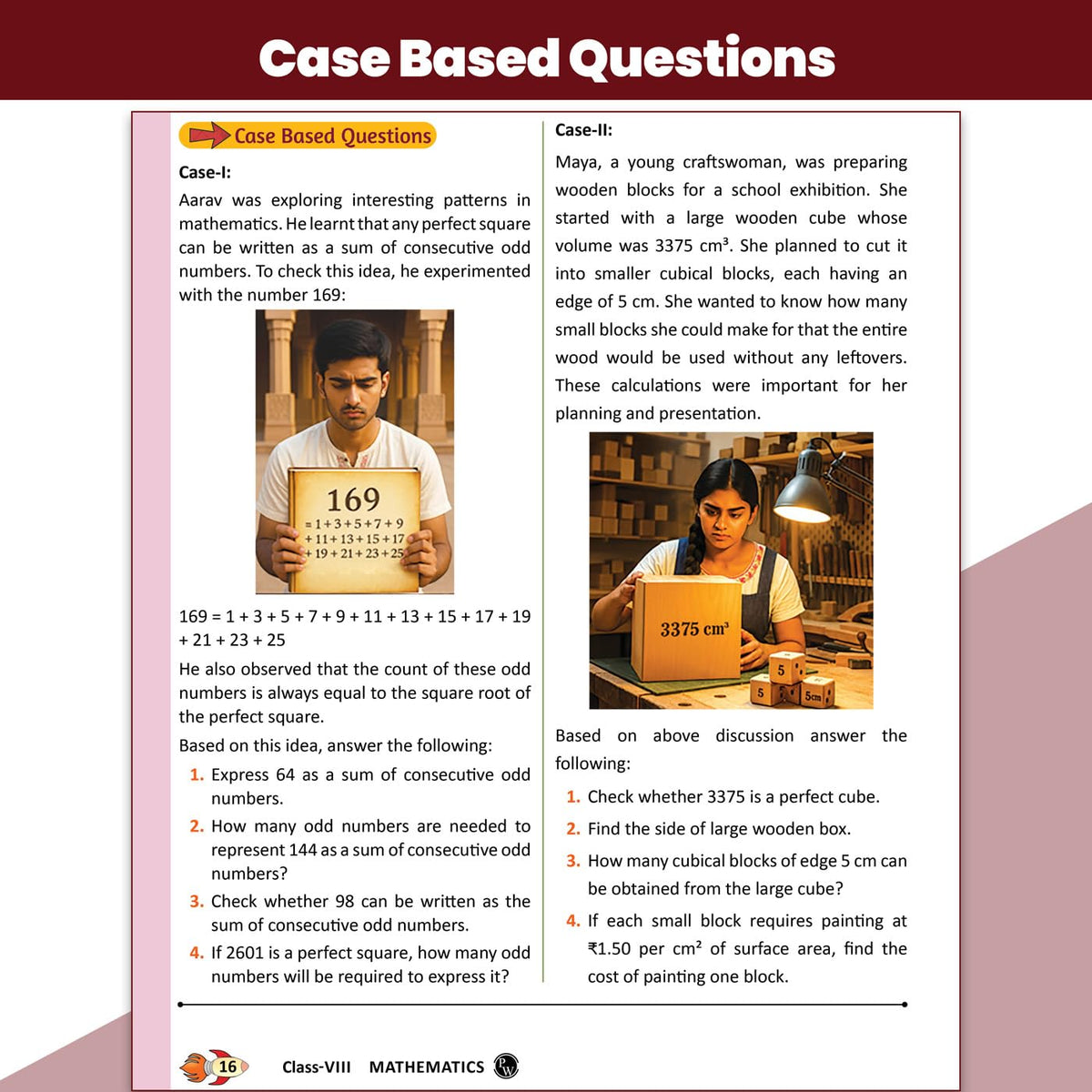 PW Concept & Question Bank Class 8 New NCERT Mathematics (Ganita Prakash I & II) Book for 2026 Exams| NCERT Based Theory & Questions with Solutions | Chapter-wise Practice Questions