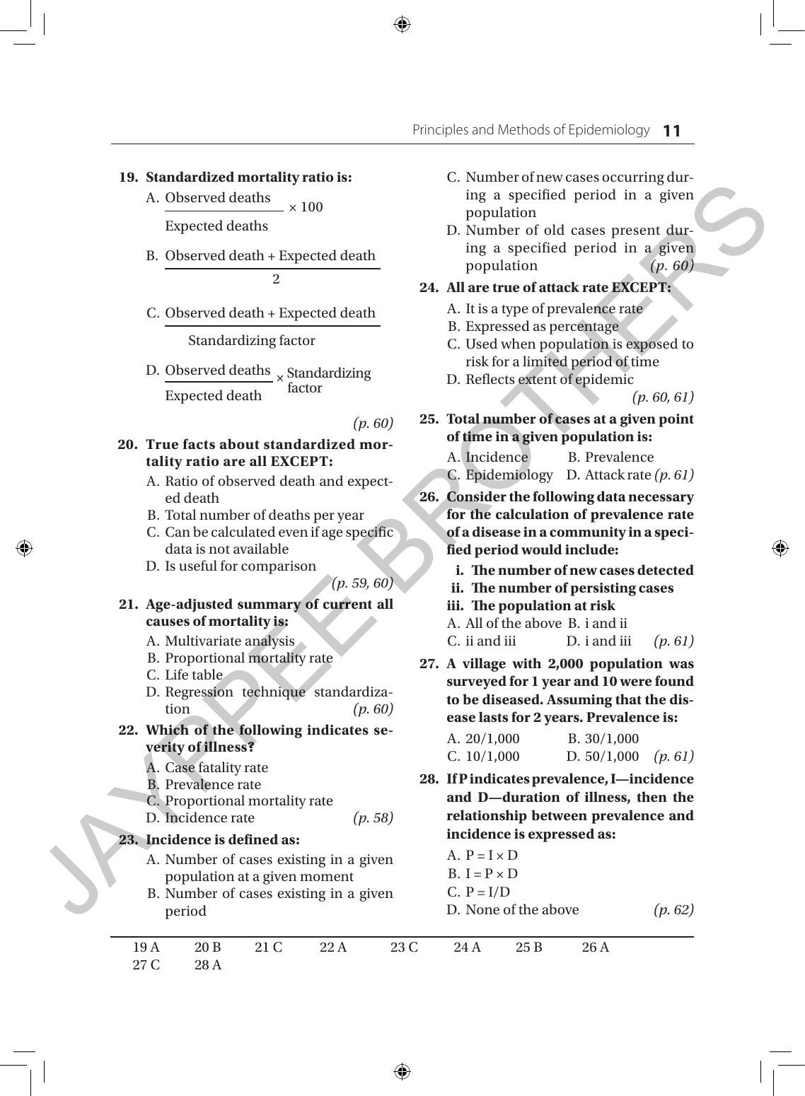 MCQS IN COMMUNITY MEDICINE