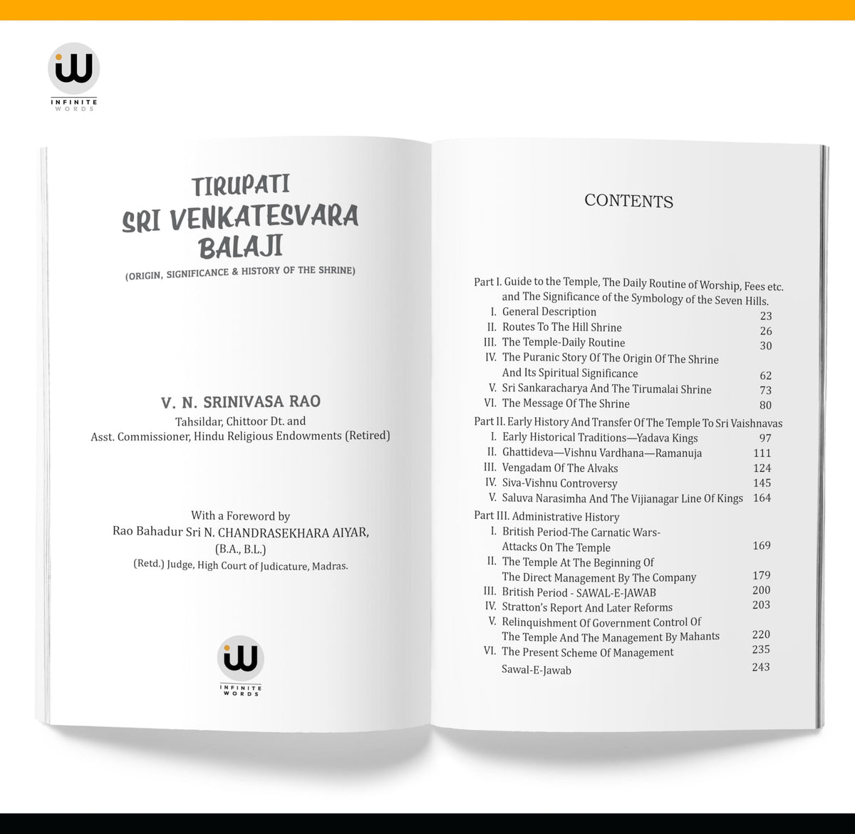 Tirupati Sri Venkatesvara Balaji | V.N. Srinivasa Rao | Tirumala Tirupati Balaji Story Book In English Books | Govinda Venkateshwara Devasthanam | Ttd | Hindu Spiritual Religious Hinduism |
