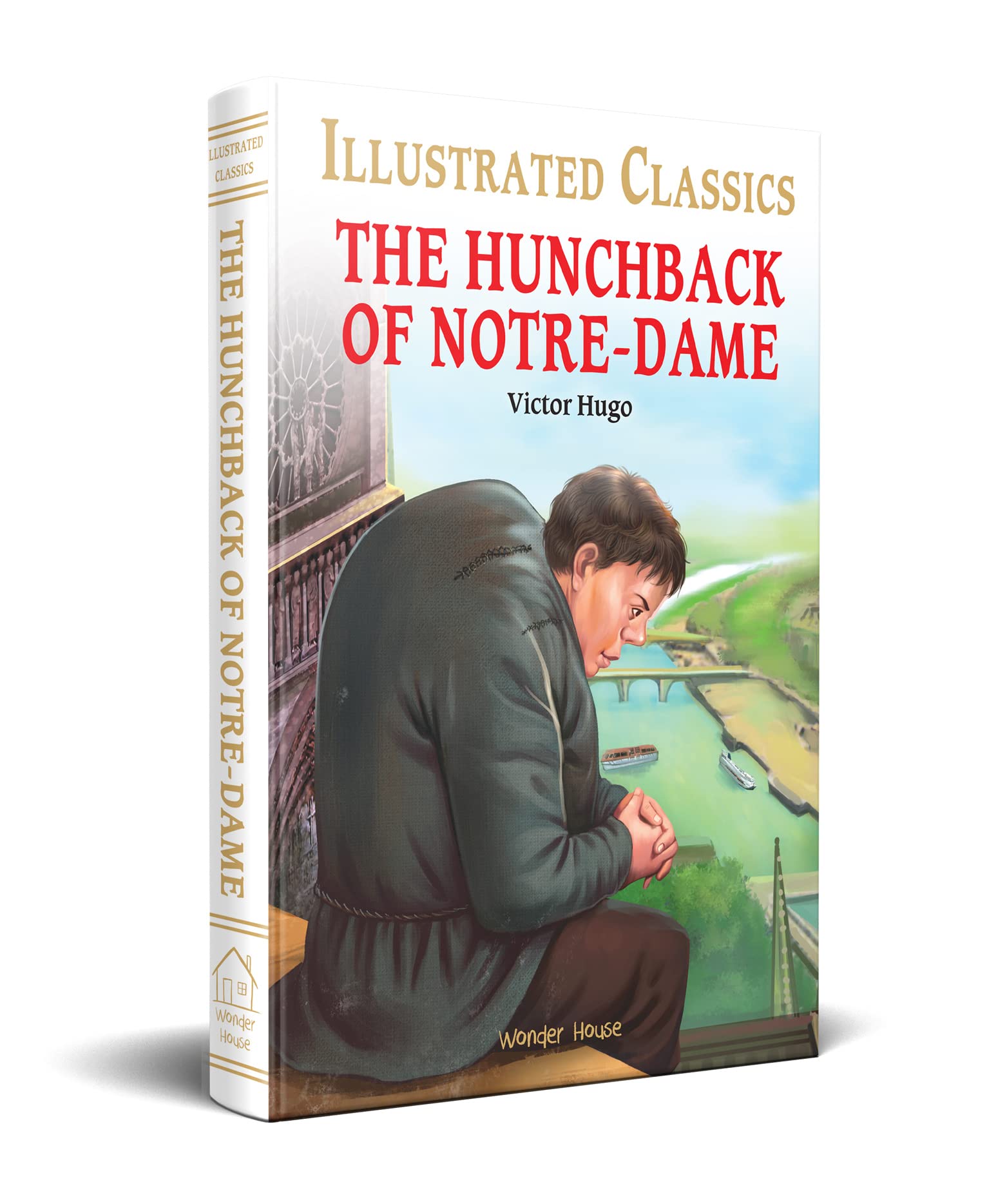 The Hunchback of Notre-Dame for Kids : Illustrated Abridged Children Classic English Novel with Revi book cover