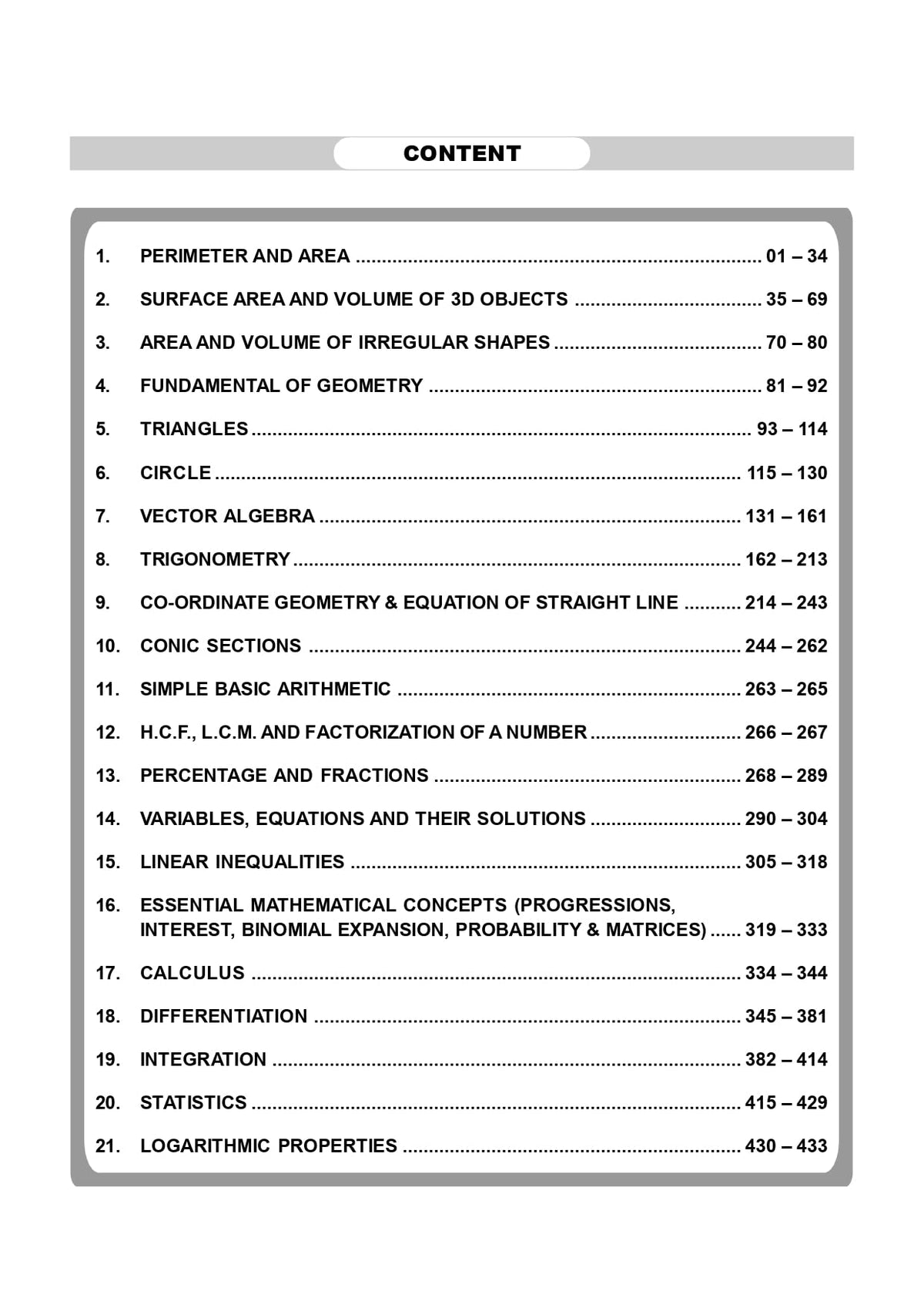 Basic Mathematics for Civil Engineering | IES Master Publication | Complete Fundamental to Advanced Concepts | For ESE, GATE, SSC-JE, State AE/JE, PSU & Diploma/UG Civil Engineering Exams