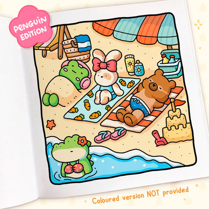 Cozy Friends: Coloring Books for Adults by Coco Wyo | Cute Animal Friends Coloring Pages, Cozy Simple Designs, Stress Relief & Relaxation: A relaxing cosy colouring book, from the bestselling author