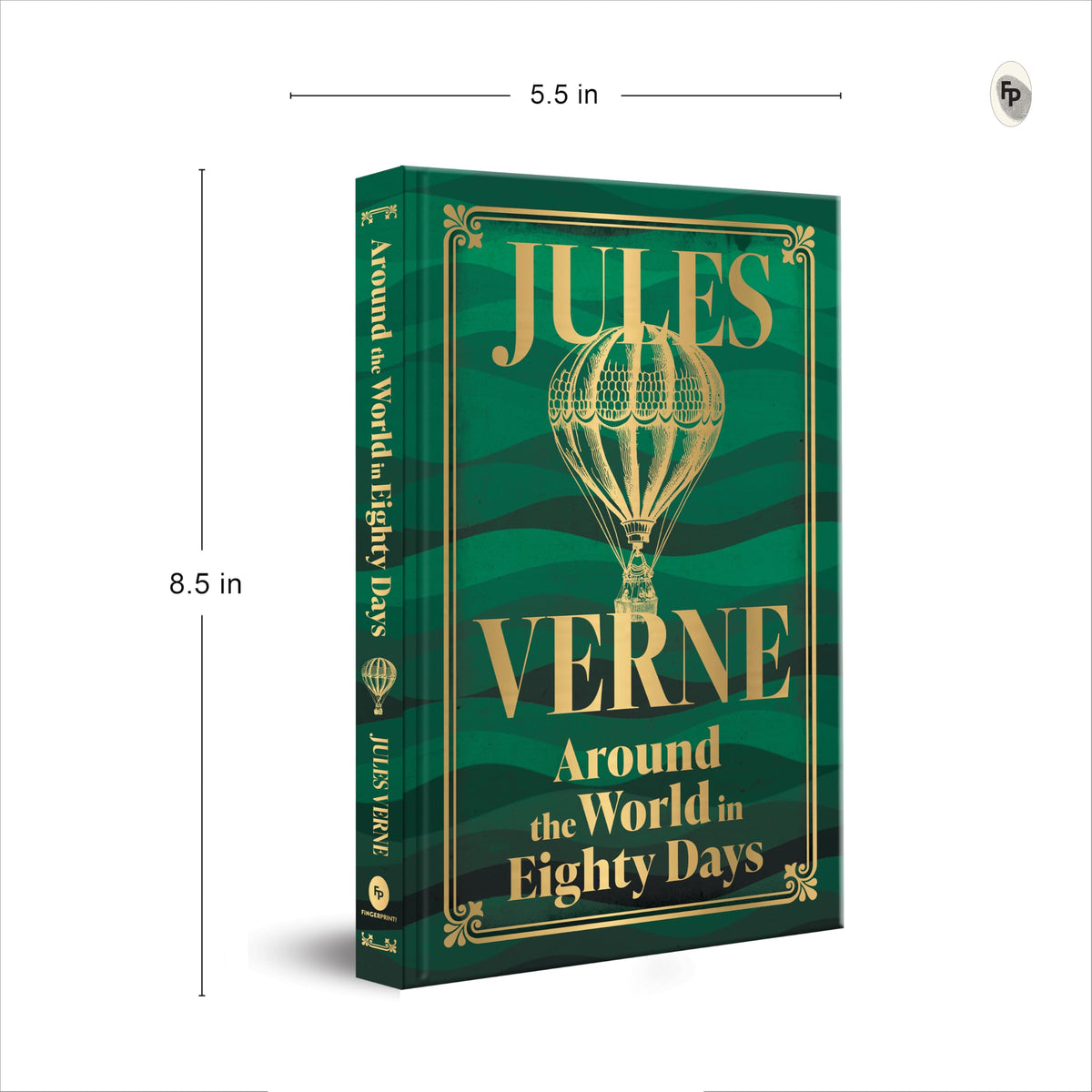 Around The World In Eighty Days (Deluxe Hardbound Edition) (Fingerprint Classics)