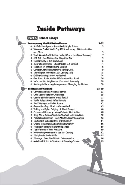 Arihant Pathways English Essays & Creative Writing for Classes 9-12 | 100+ Model Essays, Vocabulary Booster & Creative Writing Tasks | Improve School Writing, Grammar & Expression Skills