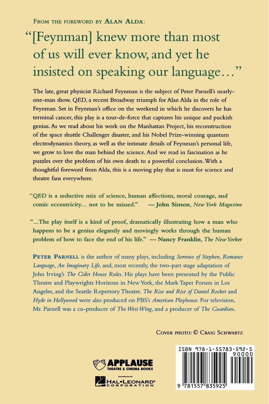 Qed: A Play Inspired by the Writings of Richard Feynman and Tuva or Bust! (Applause Books)