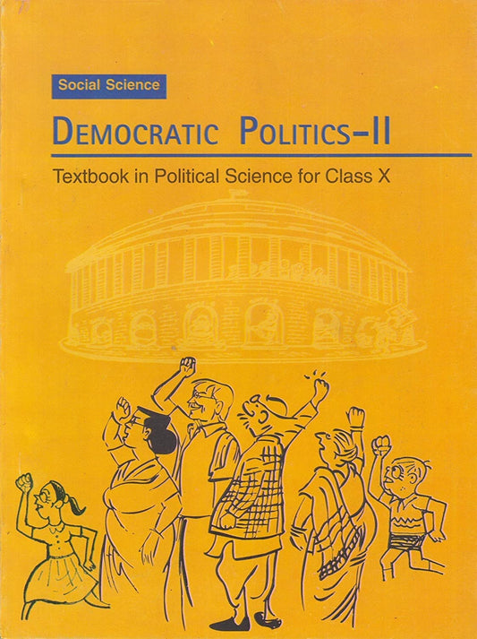 Democratic Politics II For Class - 10 - 1072 by NCERT (Author) book cover