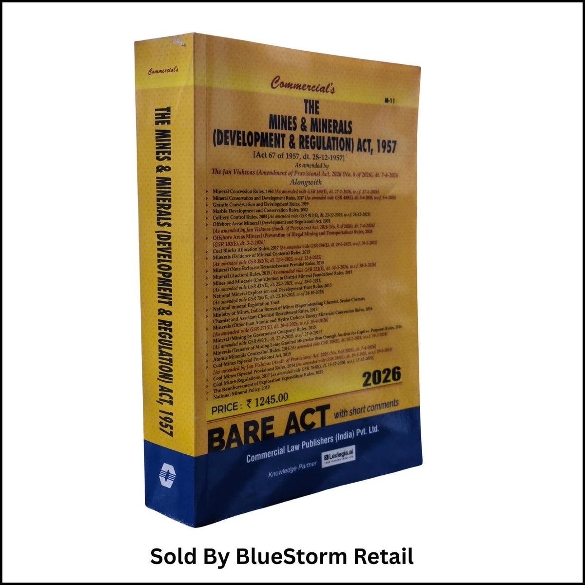 Mines and Minerals (Development and Regulation) Act, 1957 [Act 67 of 1957, dt. 28-12-1957] Bare Act 2026