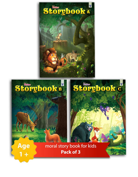 Moral Story Book for Kids | Books for 3  4 5 & 6 Years Old in English | 93 Bedtime Colorful Picture Stories for Reading | Short Stories for Girls and Boys | Set of 3 Blossom Series Books by TARGET PUBLICATIONS (Author) book cover