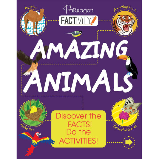 Gold Stars Factivity Travel through the Amazing World of Wild Animals: Discover the Facts! Do the Ac book cover