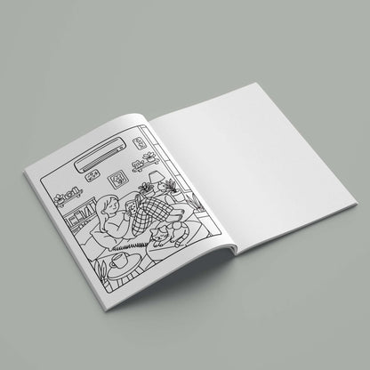 My Comfort Colouring Book - Colouring Activity Book - Stress Relief Colouring Book for Adults - Adult Colouring Book