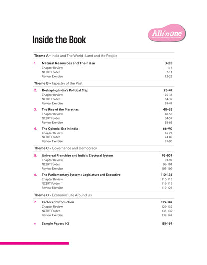 Arihant All in One Social Science Class 8 Book 2025 | NCERT Textbook Based | Exploring Society: India and Beyond | Complete Study, Practice & Assessment with Mind Maps, Chapter Exercises & Sample Question Papers | English Medium