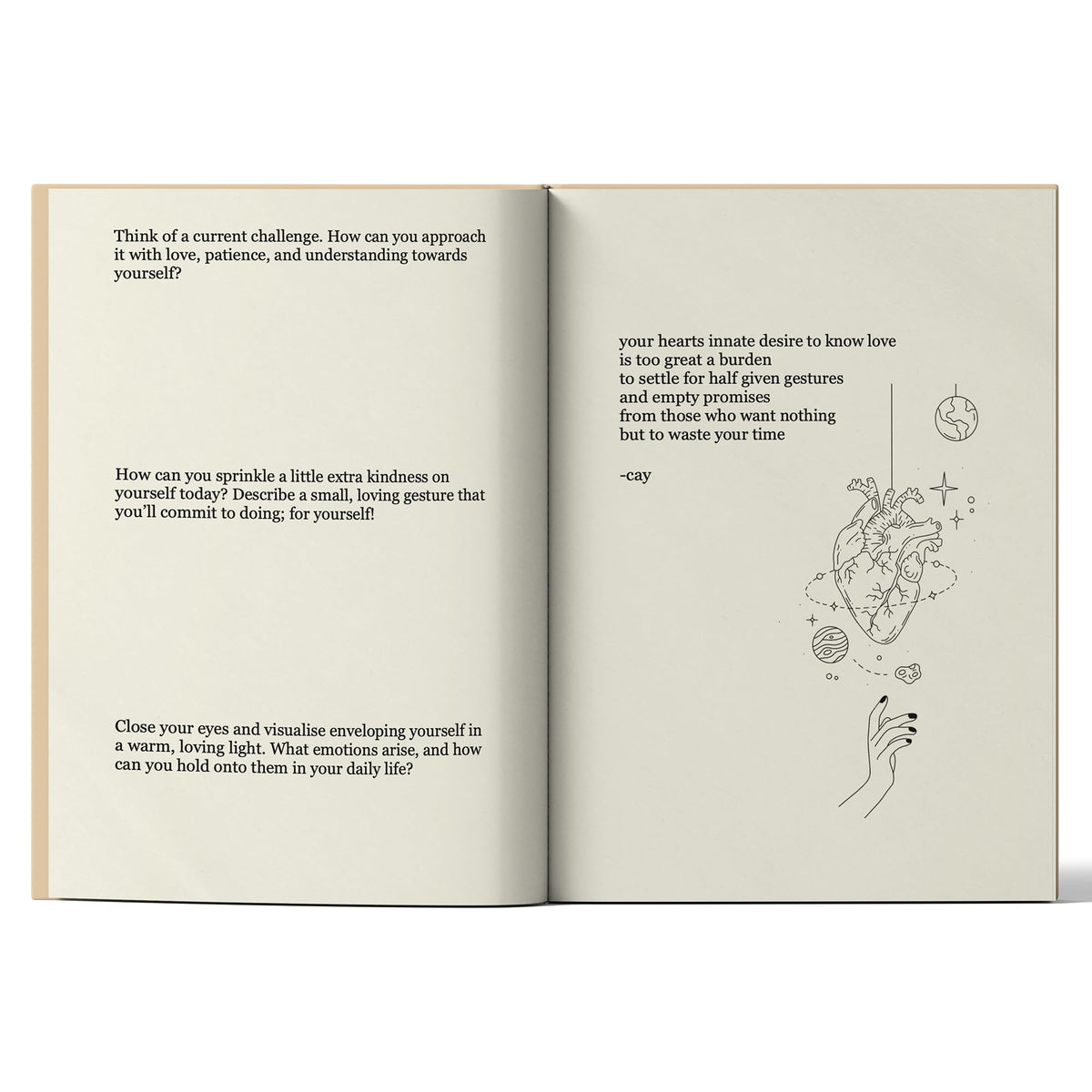 Glimmers: Your Daily Journal For Positive Reflection | Includes Poetry, Prompts, and Reflections to Spark Joy, Gratitude, Healing, and Inner Peace