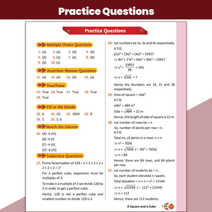 PW Concept & Question Bank Class 8 New NCERT Mathematics (Ganita Prakash I & II) Book for 2026 Exams| NCERT Based Theory & Questions with Solutions | Chapter-wise Practice Questions