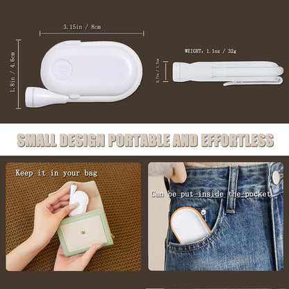 Clip-On LED Book Reading Lamp – 3 Modes, Eye-Caring, Portable (White)