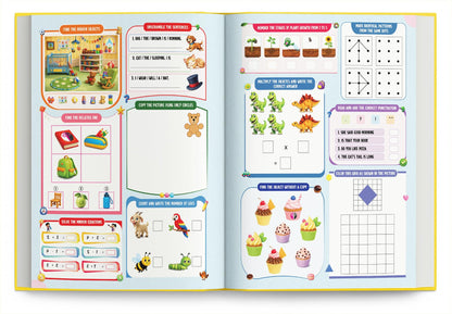 Activity Book for 7 + Year Old | Best Selling 1001 Brain Booster Activity Book for 7 Year Old | Kids Activity Book - Puzzle, Sudoku, Maze, Colouring, Dot To Dot, Matching, Seek & Find, Spot Difference