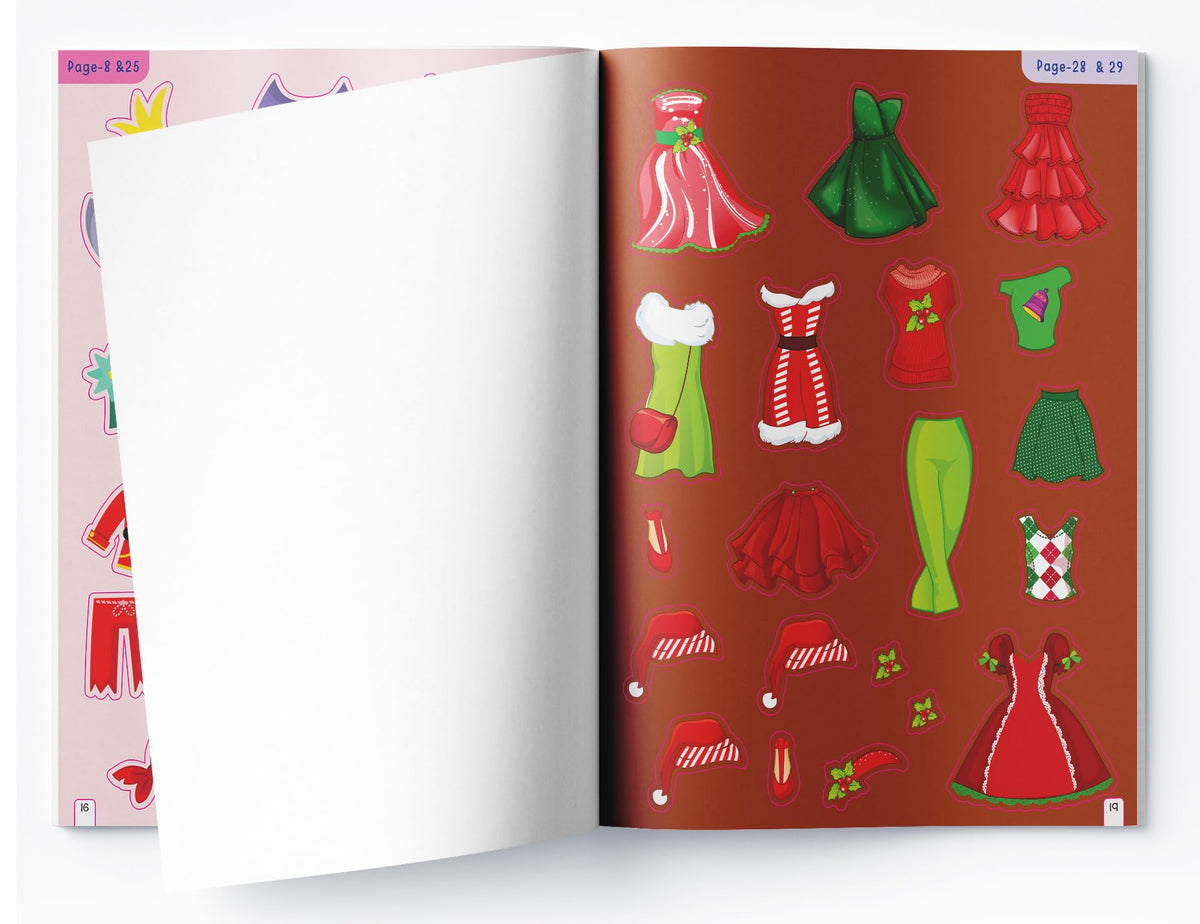 Dress Me Up Reusable Sticker Book For Children
