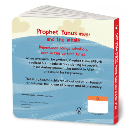 First Quran Stories: Prophet Yunus (PBUH) and the Whale: An Illustrated Story Book for Kids About Prophet | Inspirational Islamic Story | Teaches About Faith, Prayer & Mercy I Ages 5+ [Select Learning]