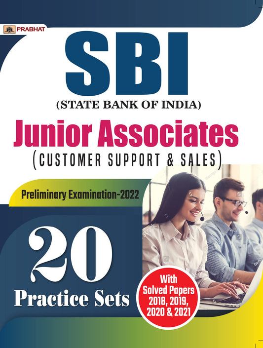 SBI Junior Associates Preliminary Examination-2022 20 Practice Sets by Team Prabhat