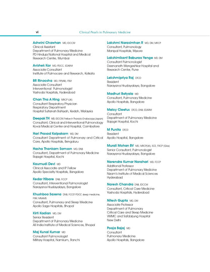 Clinical Pearls In Pulmonary Medicine (Hb 2026)