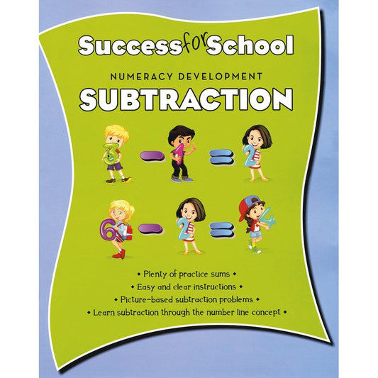 SUCCESS FOR SCHOOL SUBTRACTION book cover