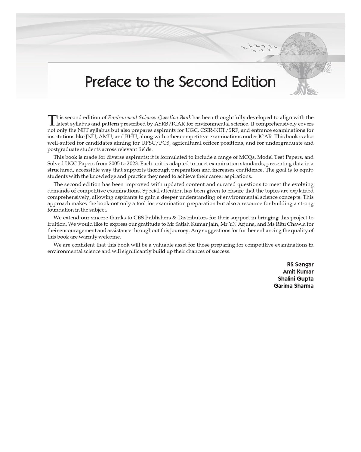 Environmental Sciences 2/e | Questions Bank, Previous Year’s Papers and Practice Sets [PB-2025] ISBN - 9788197982200
