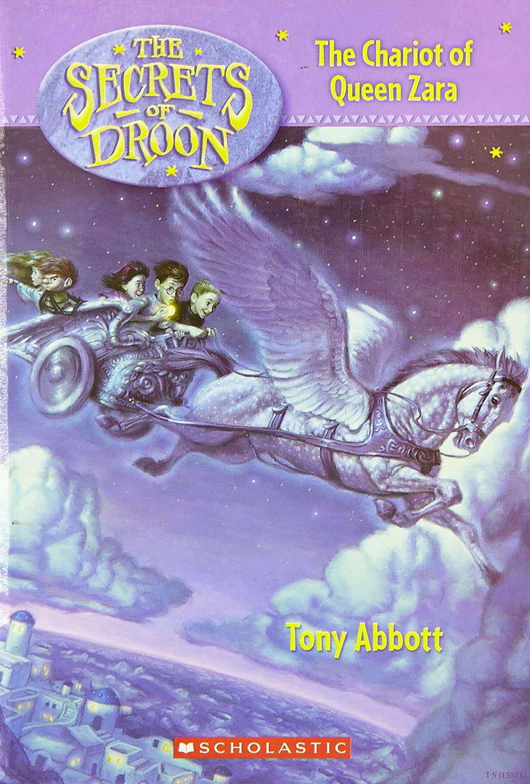 SECRETS OF DROON #27 THE CHARIOT OF QUEEN ZARA book cover
