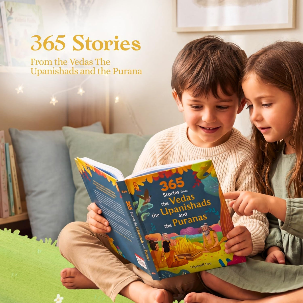 365 Stories from the Vedas: The Upanishads and the Puranas - Indian Mythology Storybook for Kids | Ancient Indian Wisdom | Spiritual Tales | Life Lessons | Colourful Illustrated for Children
