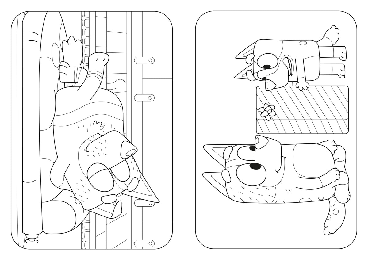 Bluey: Merry Christmas: A Colouring Book