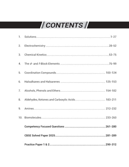 MTG CBSE Class 12 Chapterwise Question Bank Chemistry For 2027 Board Exam | Based on Latest CBSE Syllabus with 1500+ Questions