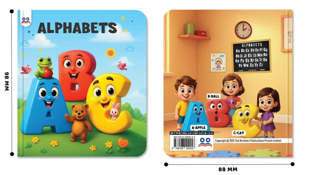 My First Library Box Set 10 Board Books | Premium Quality Kids Books for 1 Year – 4 Year Old | Early Learning Books – Alphabets, Numbers, Colours, Fruits, Flowers, Birds, Transport, Pet & Wild Animals